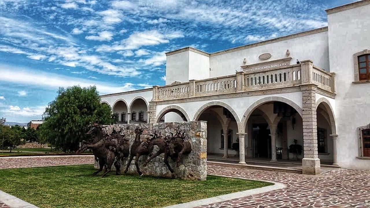 Hotel Hacienda Santa Fe Guanajuato Bagian luar foto